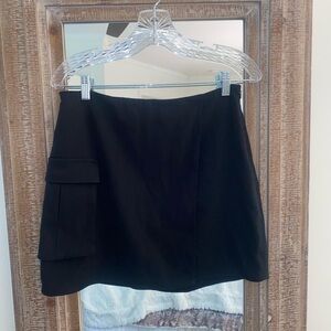 ASOS Black Skirt with Pocket Accent